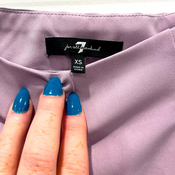 🌟7 For All Mankind🌟Lilac Women's Flare Pants - size XS - Picture 4 of 7